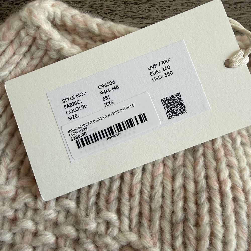 CLOSED Moulin Knitted Sweater - English Rose - Picture 7 of 10